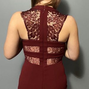 Express Cocktail Dress with Lace